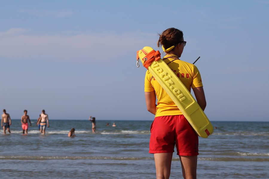 Lifeguards also wear uniforms in their jobs